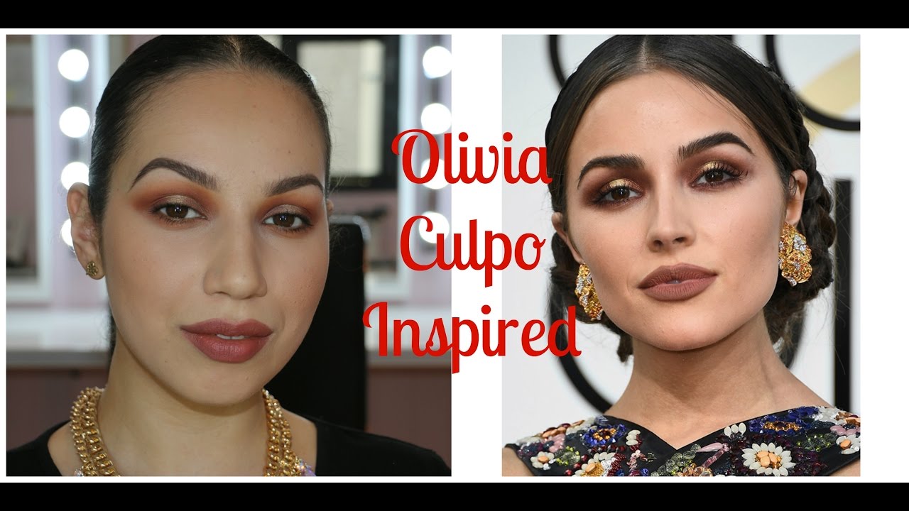 Olivia Culpo Golden Globes Inspired Makeup Tutorial Janbeautary