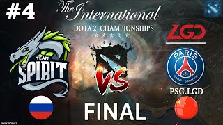 :     ! | Spirit vs PSG.LGD #4 (BO5) GRAND FINAL | Ti 10