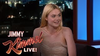 Elle Fanning Took Jimmy Kimmel's Advice to Not Go to College
