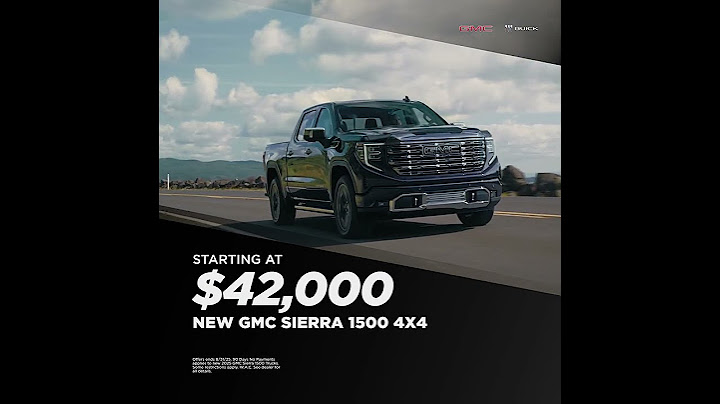 Limited Time Only: New GMCs From $42,000 #affordable #gmc #truck #suv