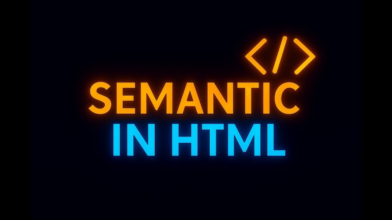 Hiểu Rõ Semantic trong HTML: Viết Code Chuẩn SEO & Dễ Bảo Trì! | HTML ...
