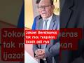 Tetap tak mau menunjukan ijazah