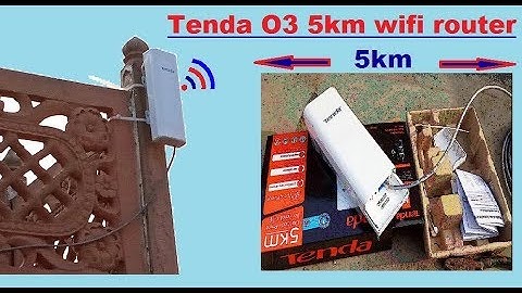 Tenda O3 5KM Wifi Router Setup | Tenda o3 wireless 5km outdoor point to point cpe -Configuration