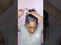 How to sleek braided ponytail  sleekponytail  natural ponytail