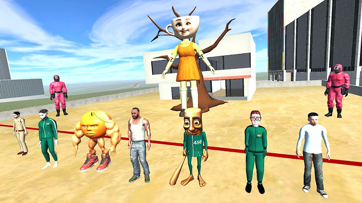 Franklin Play Squid Game with Tung Tung Sahur and Ballerina Cappuccino in Indian Bike Driving 3D