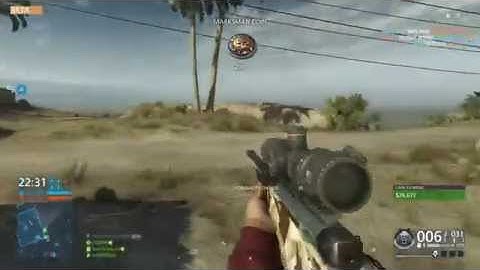Battlefield Hardline Cross Map Sniper Kill