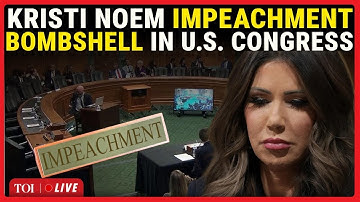 Kristi Noem IMPEACHMENT Announcement; 