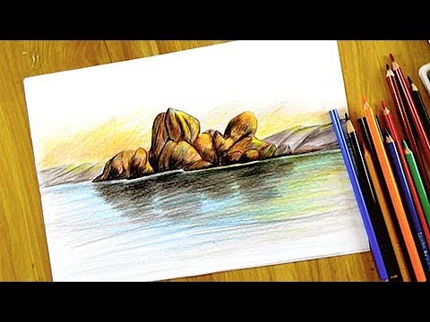 الرسم من الخيال رسم الطبيعة يوتيوب