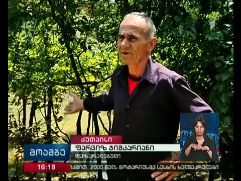 ქუთაისში, პეტრიწის ქუჩაზე სახლი და ეზო დაიტბორა