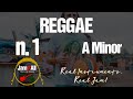 Reggae n1 in a minor  backing track with real instruments  2022039
