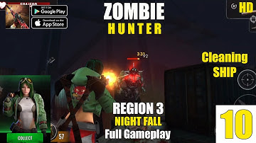 ZOMBIE HUNTER OFFLINE GAMEPLAY WALKTHROUGH REGION -3 (Android/ios)