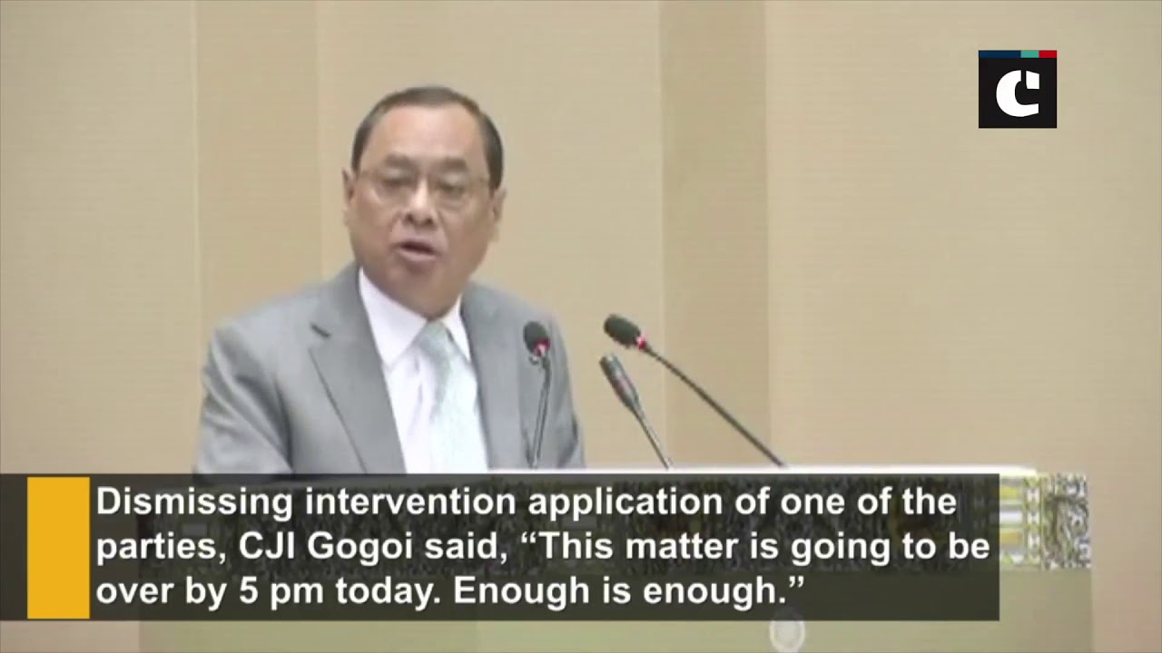 Final Ayodhya case hearing begins in SC, CJI Gogoi says, ‘enough is enough’