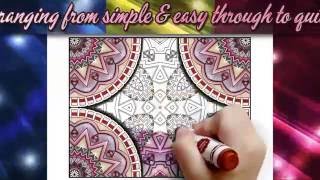 Great Big Book 2 of Stress Relieving Patterns - Kaleidala Adult Coloring Book Pages