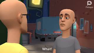Classic Caillou Goes To The Plotagon Lab Tower/Grounded