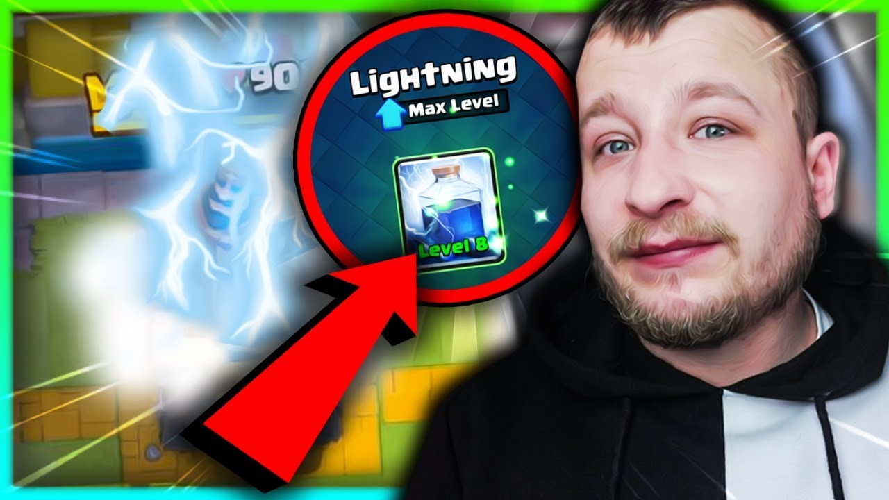 LIGHTNING MAX LEVEL! CLASH ROYALE POLSKA - YouTube