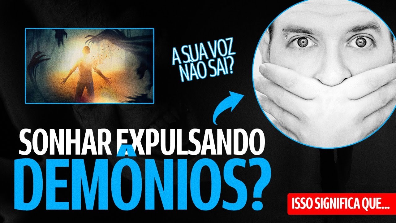 Sonhar expulsando demônios e a voz não sai (CUIDADO), PR Rubens Souza