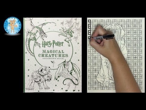 harry-potter-magical-creatures-adult-coloring-book-dog-speed-color---family-toy-report
