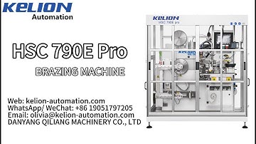 HSC 790E Pro CNC AUTOMATIC BRAZING MACHINE WITH WIRE& STRAP SOLDER (WITH ROBOT)
