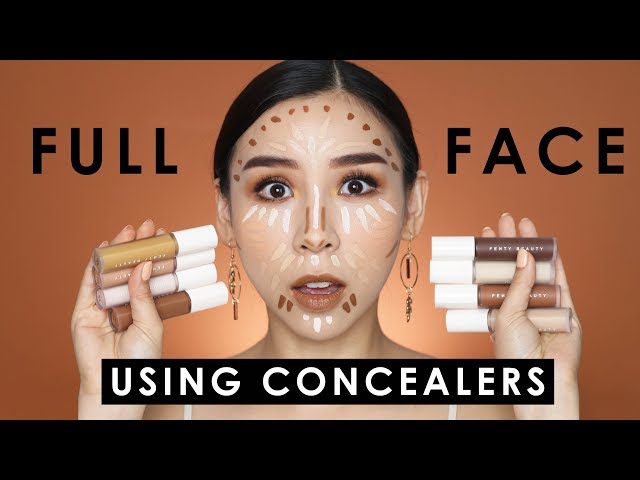 Full Face Using Concealers - Tina Tries It