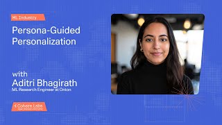 Aditri Bhagirath  - Persona Guided Personalization