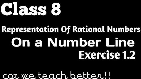 representation of rational numbers on a number line| ex 1.2 I by INSTANT EASY LEARNING I