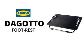 DAGOTTO Footrest, black - IKEA