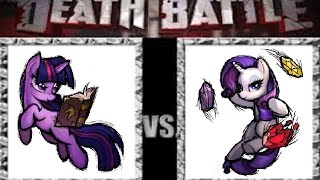Mane 6 Death Battle Part 1 - Twilight Sparkle Vs Rarity