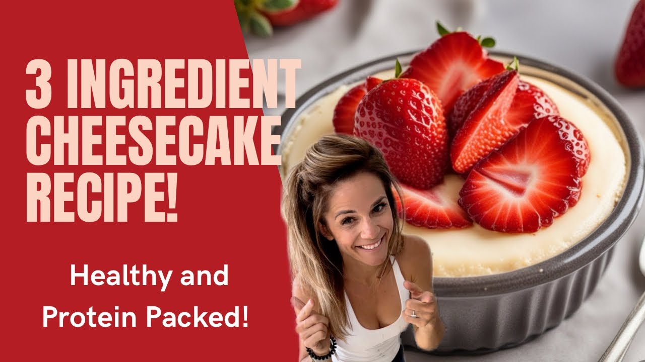 Easy 3-Ingredient Protein-Packed Cottage Cheese Cheesecake | High