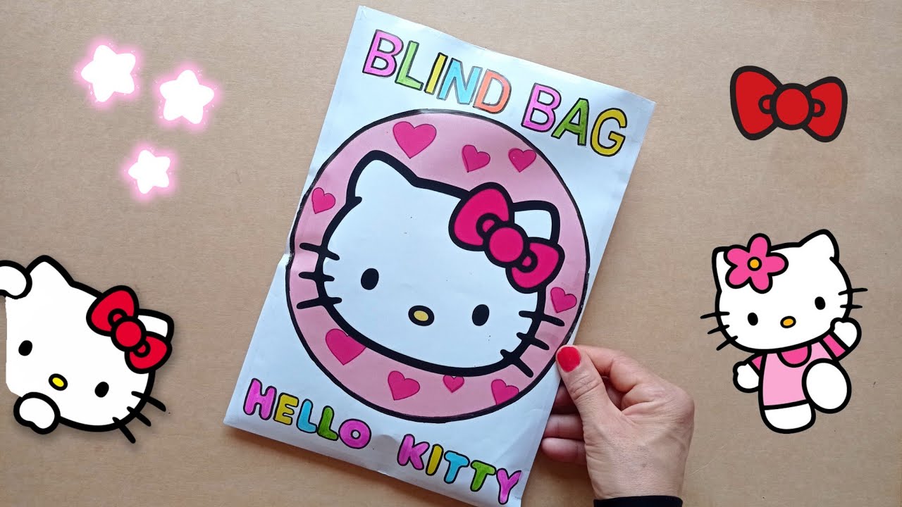 🎁Blind Bag Paper 🎁 ASMR / Sanrio /Hello Kitty / satisfying Opening ...