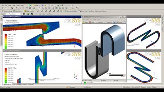 ANSYS Tutorial Video | Snap Fit Analysis | Geometrical/Contact Non Linear |  GRS |