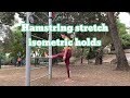 Hamstring stretch isometric holds