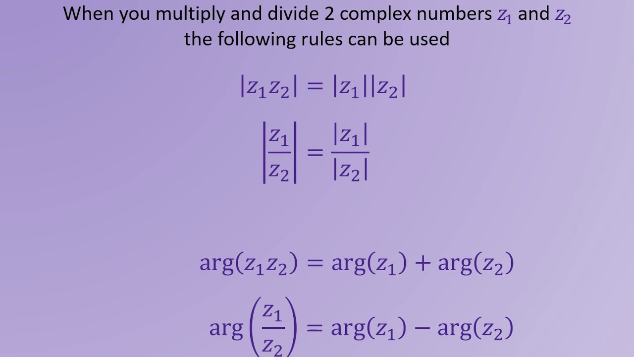 VO FA1 Week 3 5 Modulus Argument Form Rules - YouTube