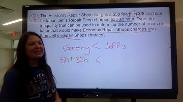 Writing Inequalities with Variables on Both Sides