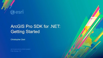 ArcGIS Pro SDK for .NET: Getting Started