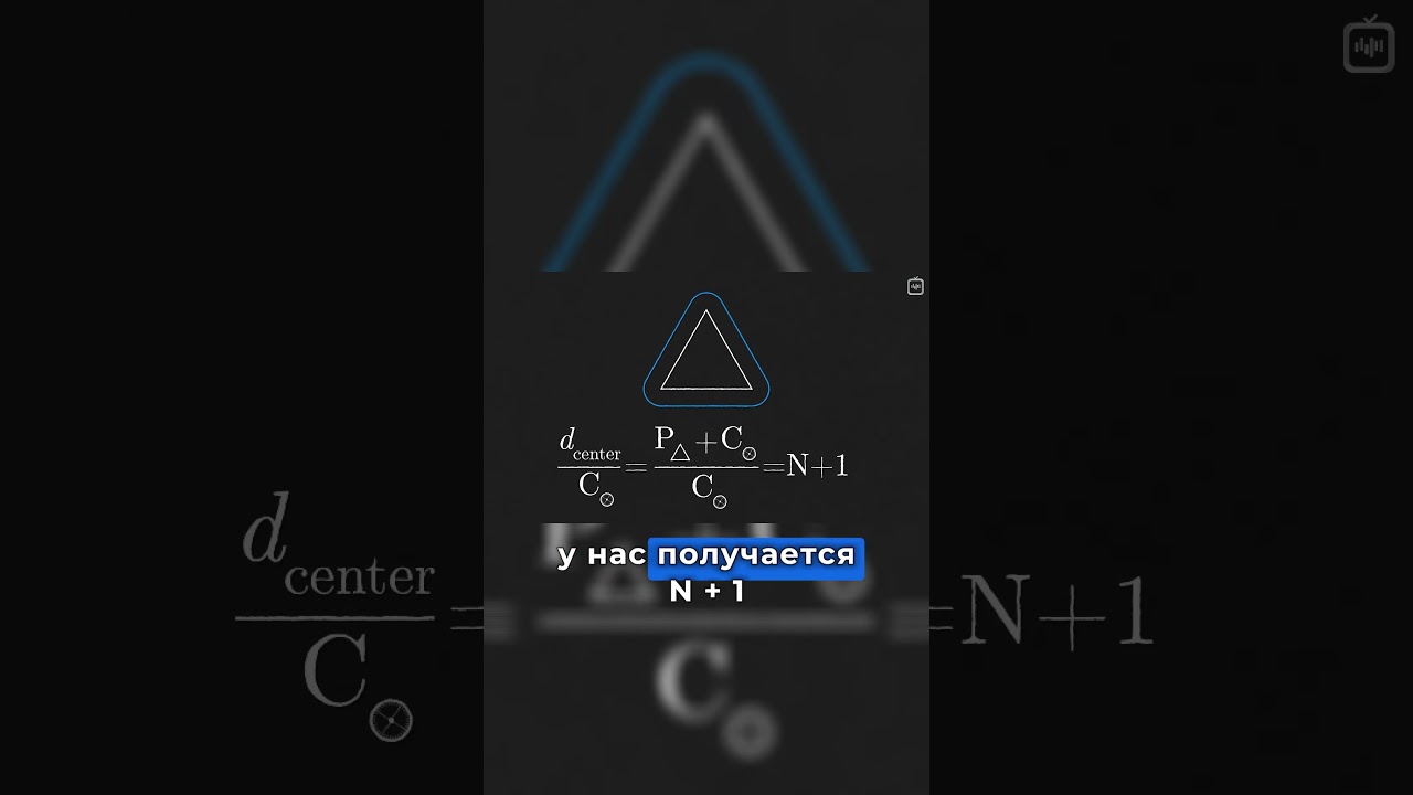 Окружность внутри и снаружи фигур проходит разное расстояние 