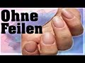 Kurze Gelnägel OHNE anrauen // Gelnägel leicht selber machen