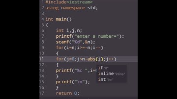 alphabet number pyramid in c #coding #youtube #shortvideo #trending #cprogramming