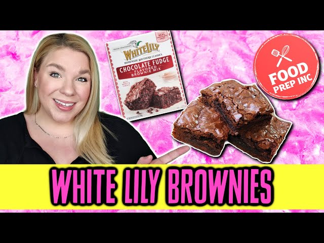 How To Make White Lily Chocolate Fudge Brownies - YouTube