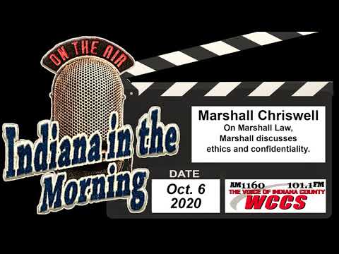 Indiana in the Morning Interview: Marshall Chriswell (10-6-20)