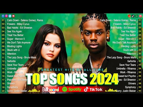 Selena Gomez, Rihanna, Taylor Swift, The Weeknd, Ed Sheeran, Miley Cyrus, Adele🌺🌺Top Hits 2024 #76