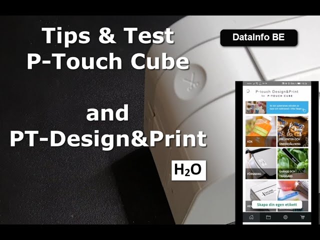 Generel Derfra Overskrift Tips & Test P-Touch Cube - Labels with formulas - YouTube