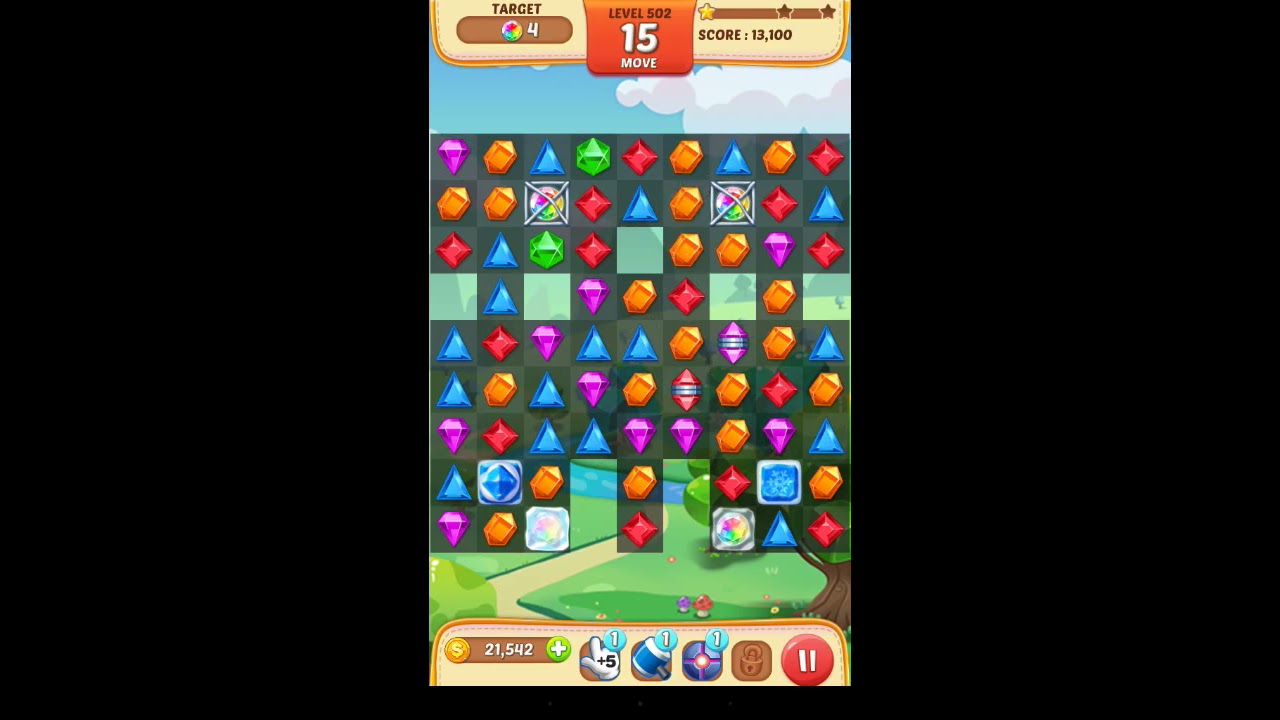 Jewel Match King Level 502 Walkthrough ( No Booster ) YouTube