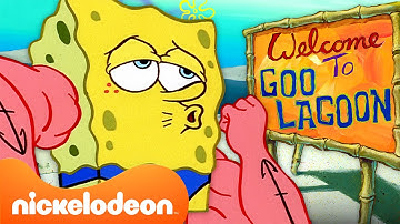 SpongeBob | SpongeBob Pergi ke Pantai Selama Tanpa Henti🏖️ | @SpongeBobOfficial | Nickelodeon Bahasa