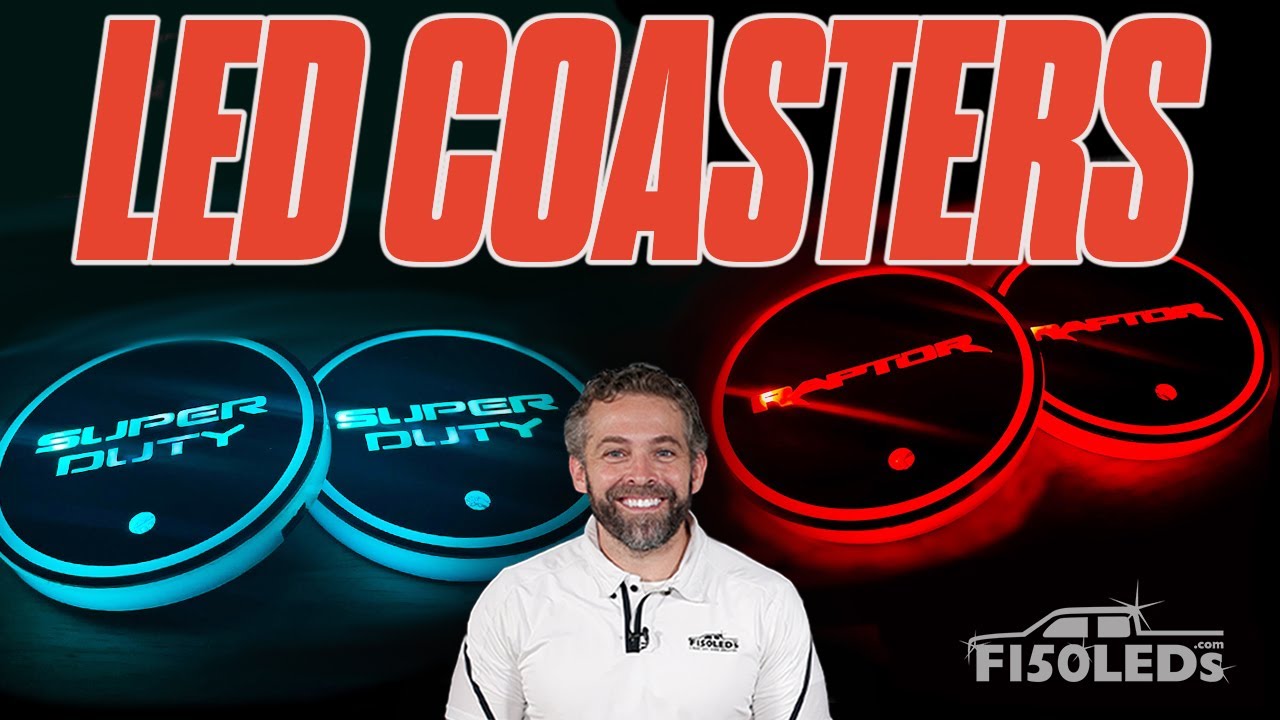 Светодиодные подставки под стаканы Ford F150 и Super Duty