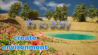 Ue5 how to create realistic game environment #GameDev #GameDesign #IndieGame #Unrealengine #games 