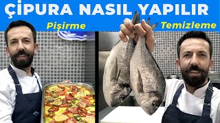 ÇİPURA NASIL PİŞİRİLİR (TEMİZLEME FIRINDA PİŞİRME ) how to Cook bream