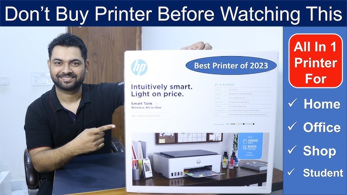 HP Smart Tank 7605 Printing Photos, Print Quality Review ! 