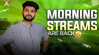 PUBG MOBILE LIVE : MORNING LIVE STREAMS ARE BACK! ? || H¥DRA | Alpha!