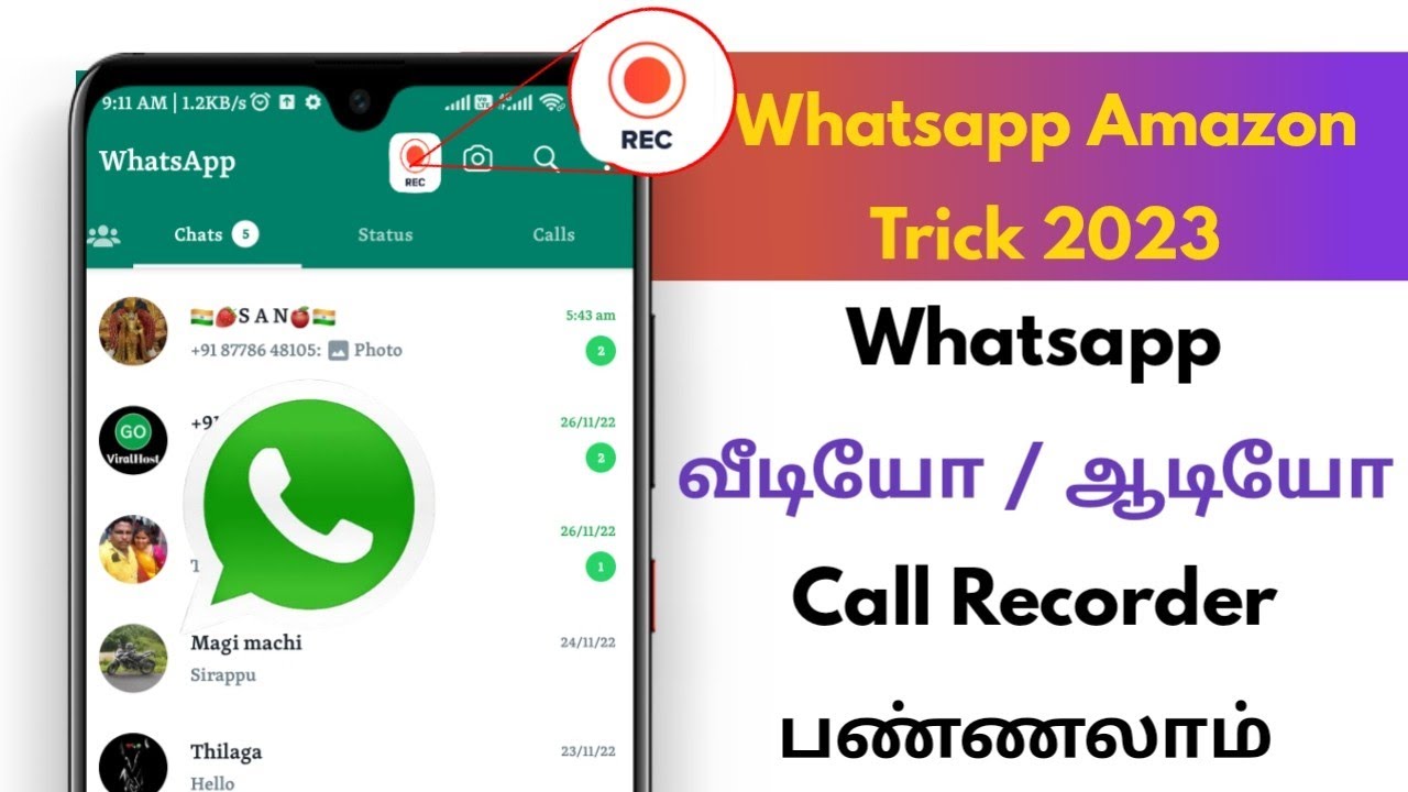 How To Record WhastsApp Video Calls Best Recorder App Download