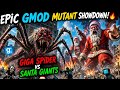 Epic GMod Mutant Showdown! 🔥 | Giga Spider vs Santa Giants 🕷️🎅